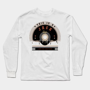 Jack Name Style Long Sleeve T-Shirt